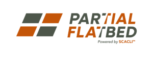 green alternate logo for partial flatbed logistics
